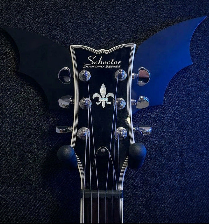 Bat Guitar Hanger on the wall