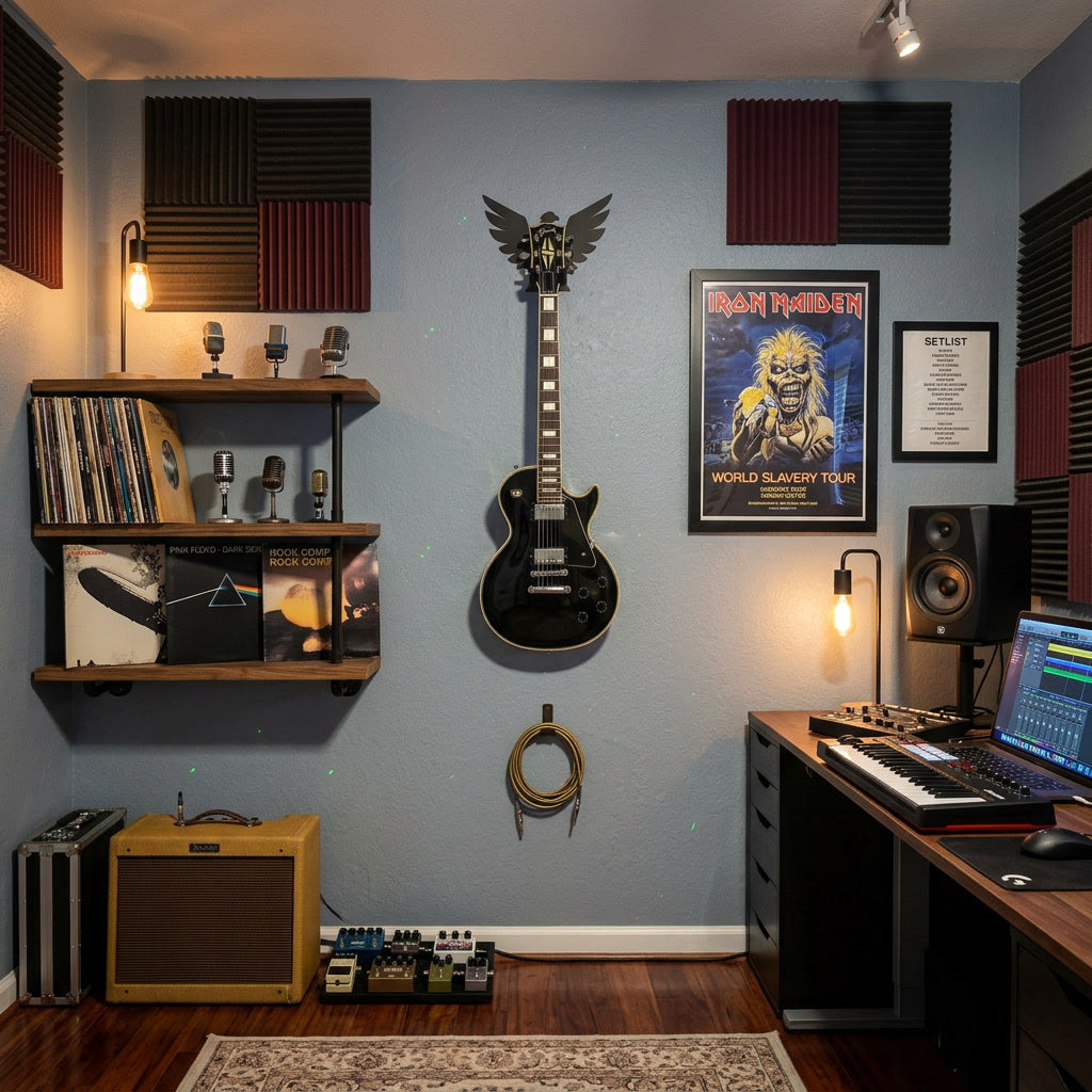 Eagle Guitar Hanger on the wall